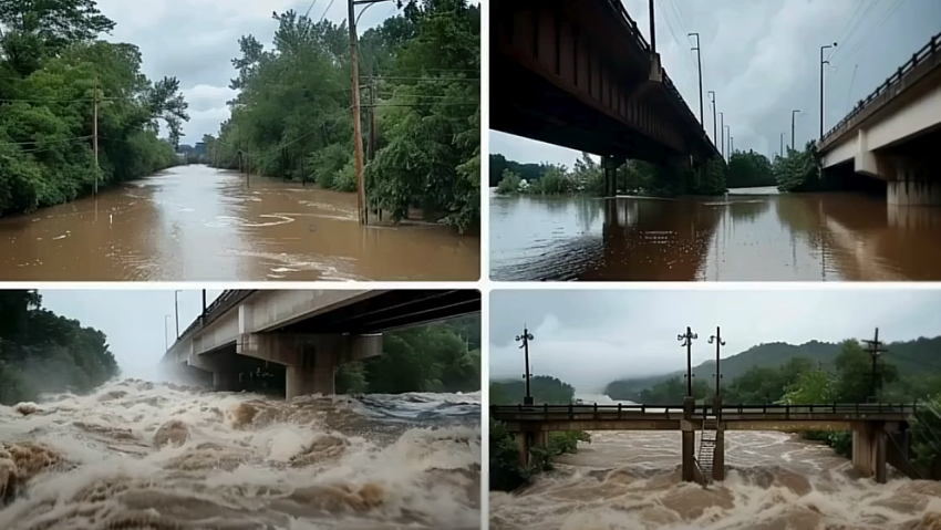 Cod portocaliu de inundații pe râuri din Buzău și Prahova. Autoritățile cer prudență sporită