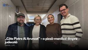 VIDEO| Daria Lupi, în direct la București FM: “Câte Pietre Ai Aruncat” – o piesă-manifest despre judecată, vulnerabilitate și umanitate