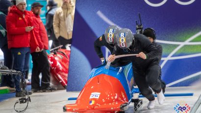 România urcă pe locul 5 la bob-2 masculin după primele două manșe, la JO 2026