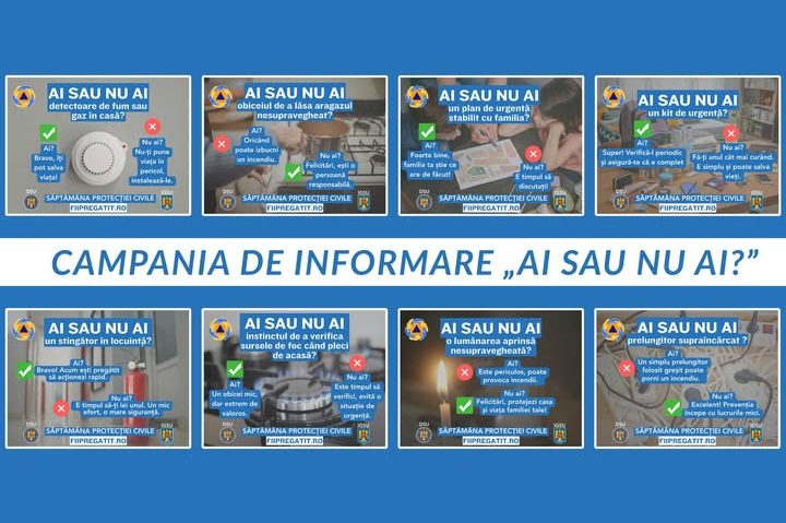 IGSU lansează campania națională de informare „Ai sau nu ai?”