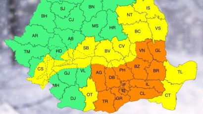 DSU a convocat Comitetele pentru Situații de Urgență în județele aflate sub Cod Portocaliu