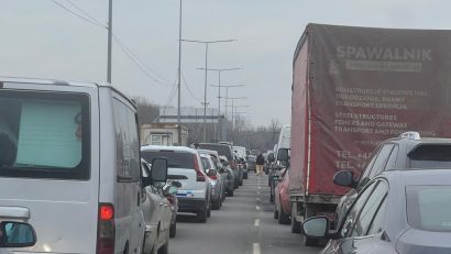 Aglomeratie la frontiera între Bulgaria și România