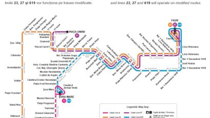 TPBI dispune măsuri de reorganizare a mai multor linii, ca urmare a lucrărilor la infrastructura de tramvai