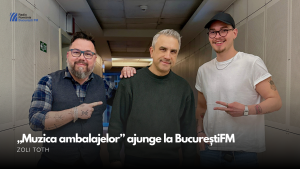 VIDEO| „Muzica ambalajelor” ajunge la BucureștiFM: Zoli Toth lansează provocarea „1 Minute Orchestra” pentru tineri