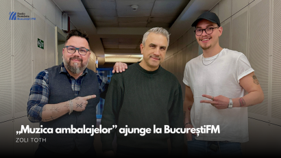 VIDEO| „Muzica ambalajelor” ajunge la BucureștiFM: Zoli Toth lansează provocarea „1 Minute Orchestra” pentru tineri