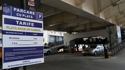 Parcarea de sub Pasajul Basarab intră în regim public, cu barieră