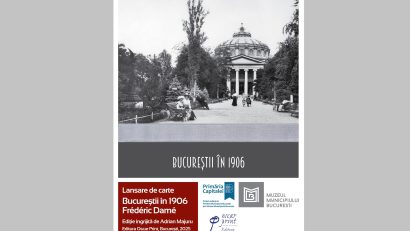 Lansare de carte: „Bucureștii în 1906” , vineri, la Palatul Suțu – Muzeul Municipiului București