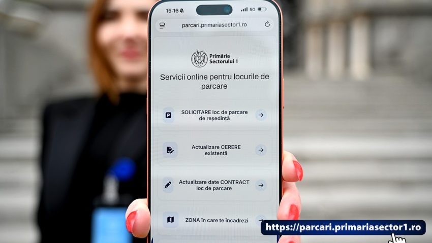 Schimbări în Sectorul 1! Înscrierea pentru parcările de reședință se face online!