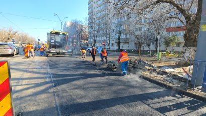 Curățenie de primăvară și asfaltări, în Sectorul 4