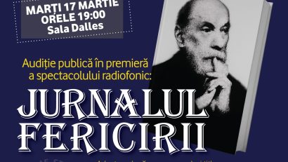 Marcel Iureș și Vlad Ivanov, în spectacolul radiofonic “Jurnalul fericirii”