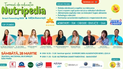 Nutripedia 2026 începe la București: interes record pentru nutriția copiilor