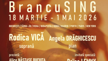 BrancuSING – turneul internațional care transformă sculptura lui Brâncuși în muzică, ajunge la București din 18 martie