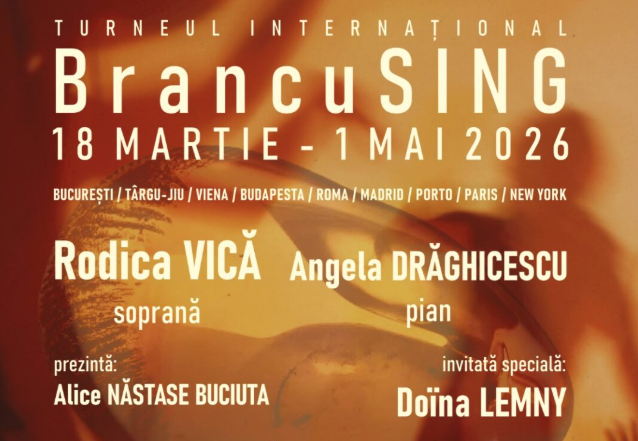 BrancuSING – turneul internațional care transformă sculptura lui Brâncuși în muzică, ajunge la București din 18 martie