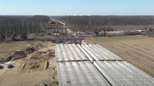 Lucrările pe lotul 1 al Autostrăzii A0 Nord au ajuns la aproximativ 40%