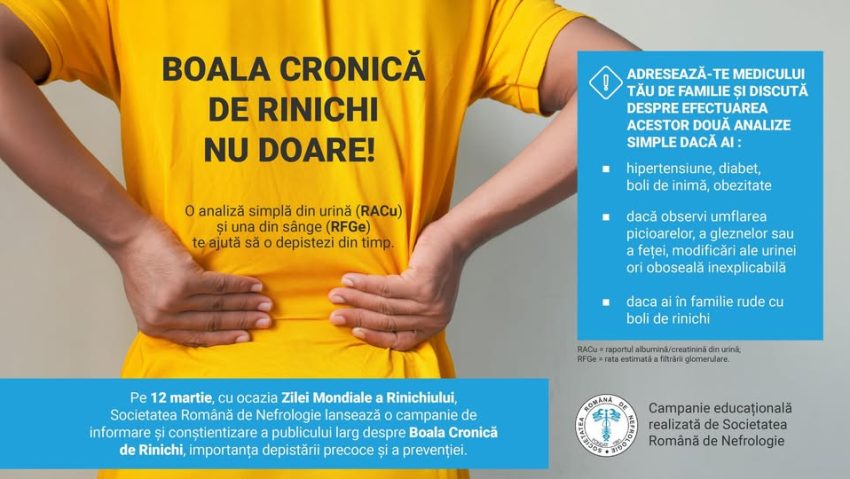 Societatea Română de Nefrologie- Ziua Mondială a Rinichilor