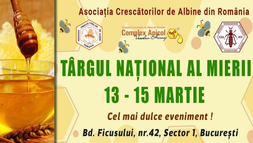 Târgul Naţional al Mierii începe vineri pe platforma apicolă Băneasa