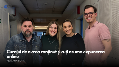 Adriana Popa despre curajul de a crea conținut și a-ți asuma expunerea online la BucureștiFM