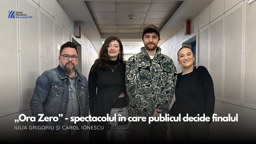 VIDEO: Iulia Grigoriu și Carol Ionescu, despre „Ora Zero” și conceptul de gaming theatre: când publicul devine co-autor