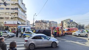 Accident de circulaţie în zona Piaţa Romană