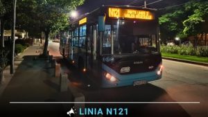 TPBI: Linia N121 – deviată în noaptea de 26/27.03.2026