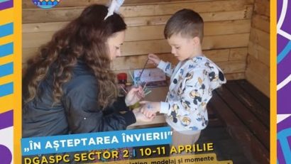 Sector 2: Ateliere creative, pictură, face painting și momente artistice, de Paște