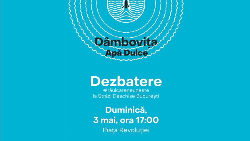 Duminică dezbatem soarta Dâmboviței în cadrul programului “Străzi Deschise București”