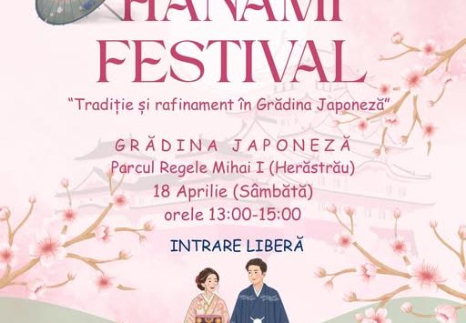 Hanami – sărbătoarea primăverii, în Grădina japoneză