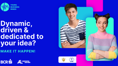 Înscrieri deschise pentru competiția Young Business Minds, dedicată liceenilor din București