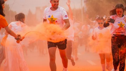 8 linii STB, modificate, pentru The Color Run!