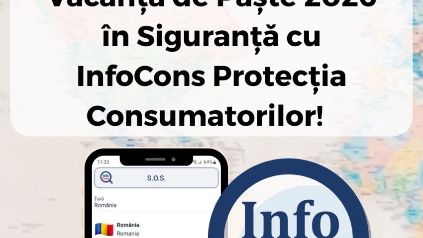 InfoCons Protecția Consumatorilor: Vacanța de Paște 2026, în Siguranță