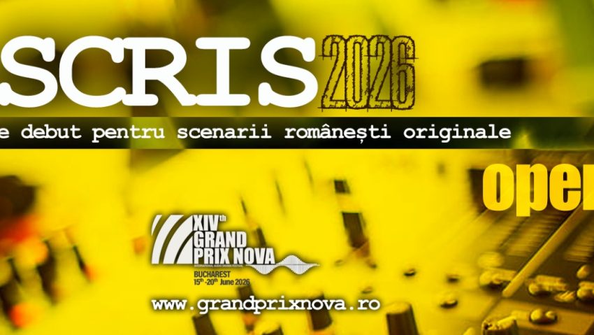 Grand Prix Nova 2026: deSCRIS, ediţia a II-a concurs de debut pentru scenarii audio originale