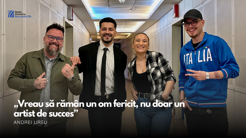 VIDEO| Andrei Ursu, despre „Doi eroi” la matinalul București FM: „Vreau să rămân un om fericit, nu doar un artist de succes”
