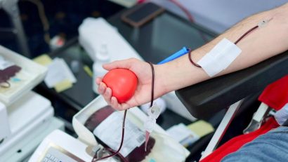 Acţiune de donare de sânge, la Ministerul Sănătăţii