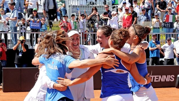 Italia s-a calificat in faza finala a Billie Jean King cup