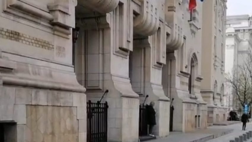 Protest al sindicaliștilor de la Primăria Capitalei!