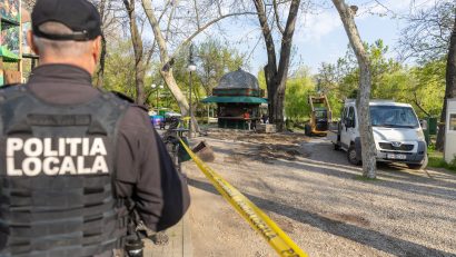 Construcţiile ilegale, desfiinţate din Parcul Cişmigiu