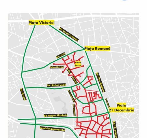 Atenție, trafic restricționat în centrul Capitalei!