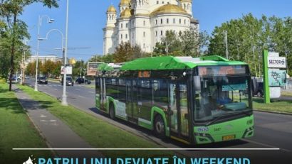 Mai multe linii STB își modifică traseul în weekend, din cauza evenimentelor de Florii