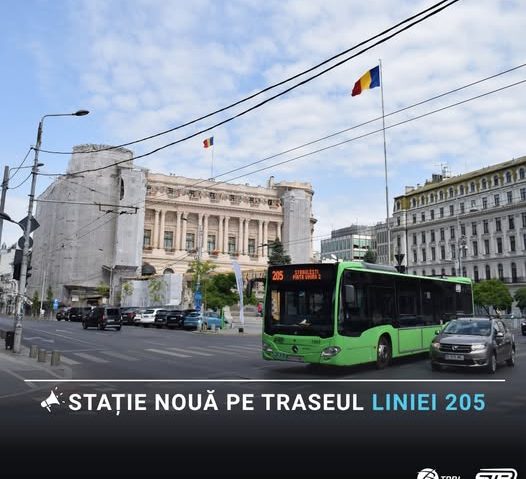 Stație nouă pe traseul liniei 205
