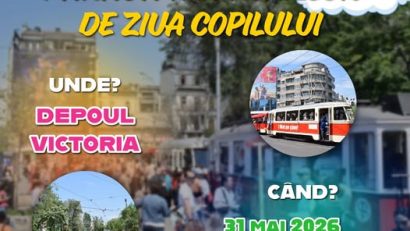 STB: Parada Tramvaielor, organizată duminică, special pentru copii!