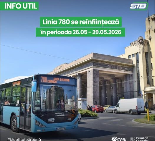 TPBI: Se reînființează linia 780