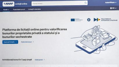 Licitații online pentru bunurile confiscate de ANAF – oricine poate participa! AUDIO