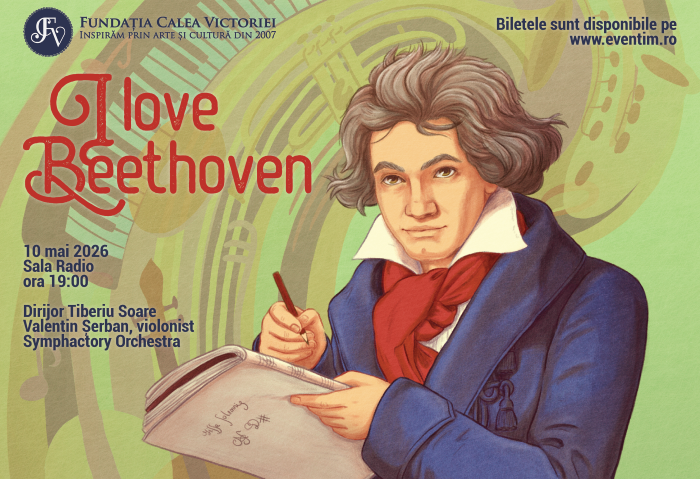 Concertul de Gală „I LOVE BEETHOVEN”, la Sala Radio