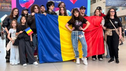 Emoții si un unicorn imens pe scena Eurovision: România mizează pe spectacol total la Viena