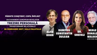 Evenimentul „Părinte conștient, copil împlinit” a fost REPROGRAMAT!