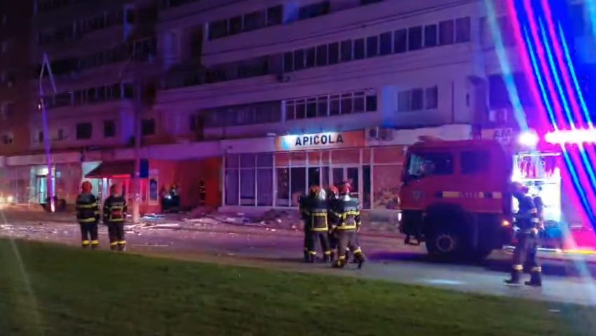 Drona cu incarcatura exploziva prabusita peste un bloc la Galati