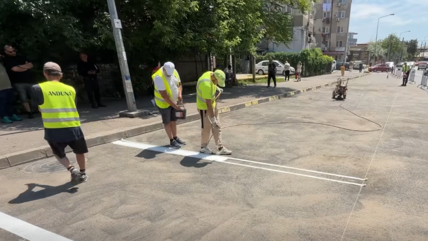 Noi locuri de parcare pentru comercianți, amenajate în spatele Pieței Rahova