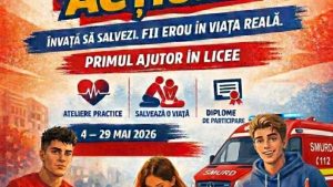 Maraton de ateliere de prim ajutor în liceele și colegiile de stat din București