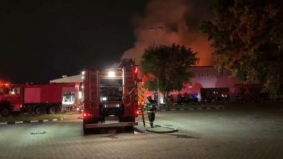 Incendiu la Chiajna
