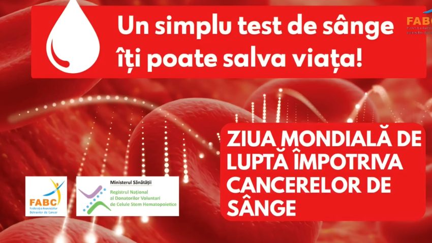 Cancerul de sânge nu aşteaptă!